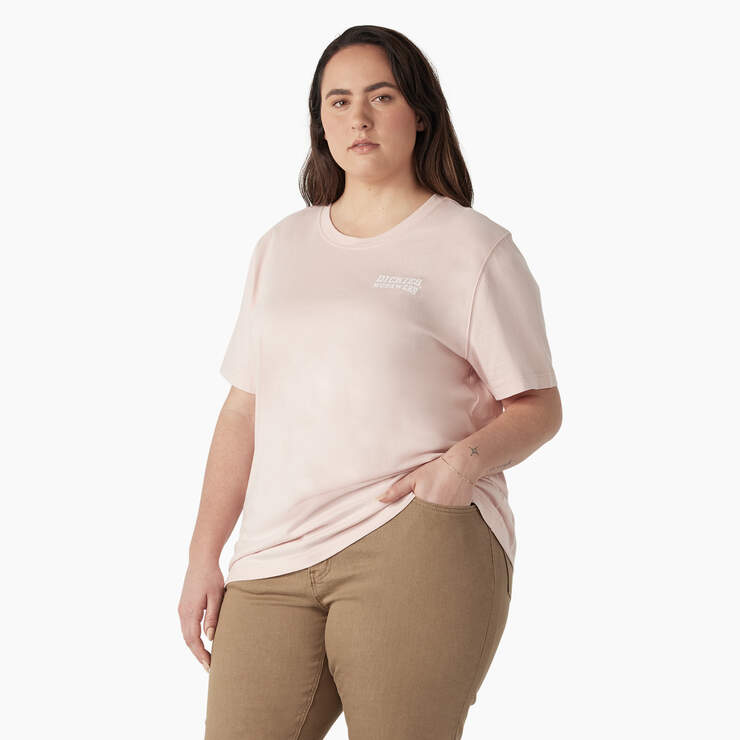 Women's Plus Heavyweight Workwear Graphic T-Shirt - Lotus Pink (LO2) image number 3