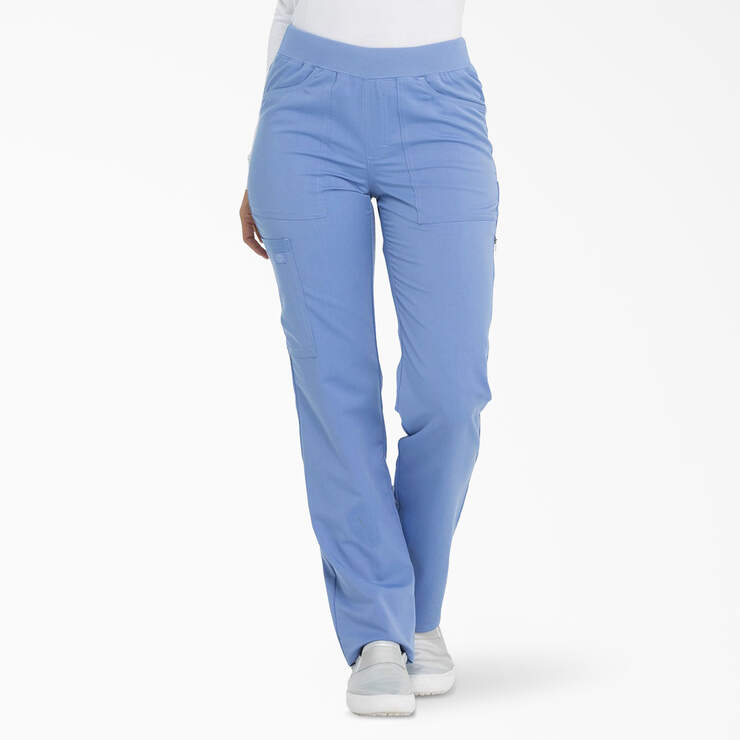 Women's Balance Tapered Leg Scrub Pants - Ceil Blue (CBL) image number 1