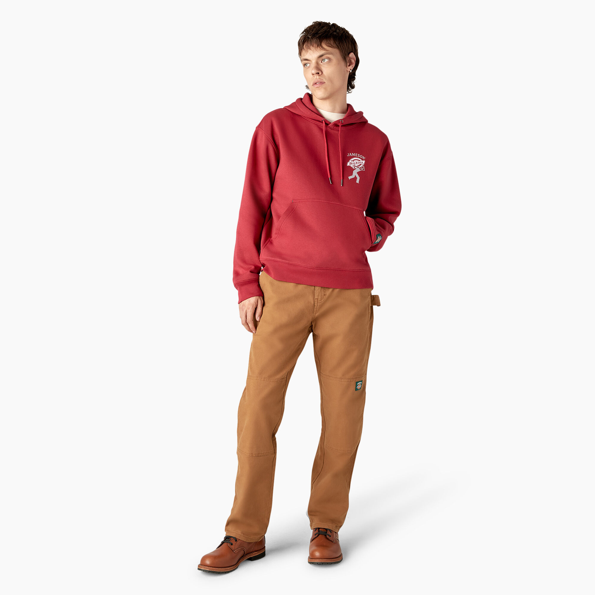 Dickies discount hoodie red