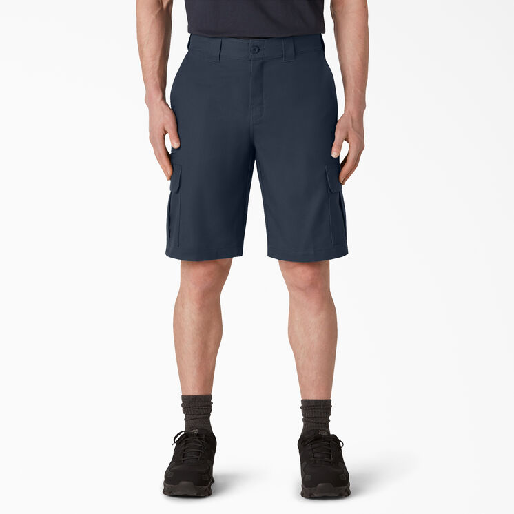 FLEX Cooling Active Waist Regular Fit Cargo Shorts, 11&quot; - Dark Navy &#40;DN&#41;