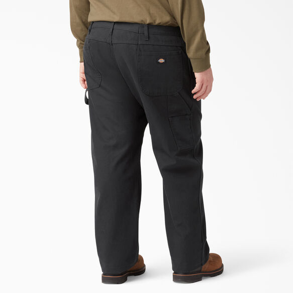 Relaxed Fit Heavyweight Duck Carpenter Pants - Rinsed Black &#40;RBK&#41;
