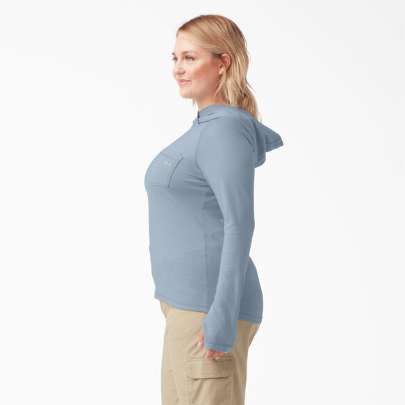 Women&#39;s Plus Cooling Performance Sun Shirt - Fog Blue &#40;FE&#41;