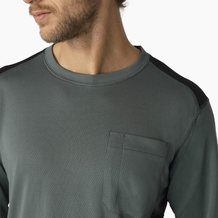 Temp-iQ® 365 Long Sleeve Pocket T-Shirt - Lincoln Green (LN) image number 5
