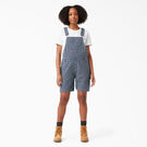 Women&#39;s Bib Shortalls, 7&#39;&#39; - Rinsed Hickory Stripe &#40;RHS&#41;