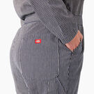Women&#39;s Plus Long Sleeve Hickory Stripe Overalls - Rinsed Hickory Stripe &#40;RHS&#41;
