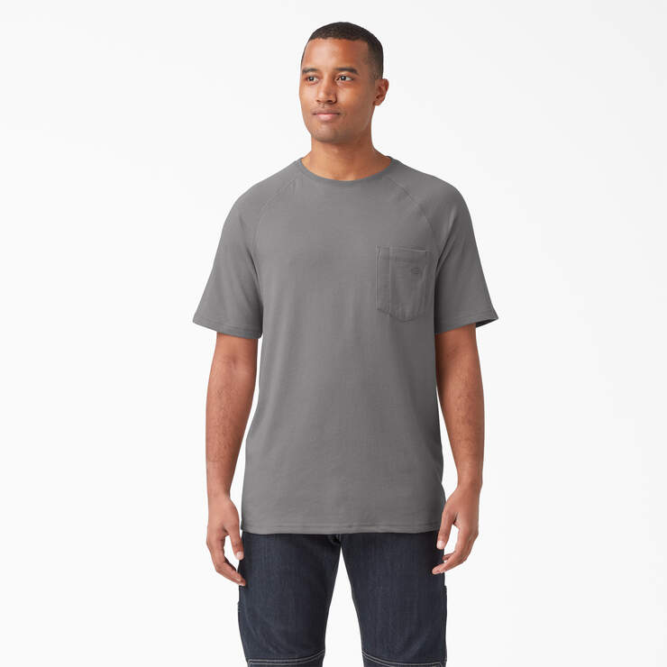 Cooling Short Sleeve Pocket T-Shirt - Smoke Gray (SM) image number 1