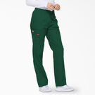 Women&#39;s EDS Signature Tapered Leg Cargo Scrub Pants - Hunter Green &#40;HTR&#41;
