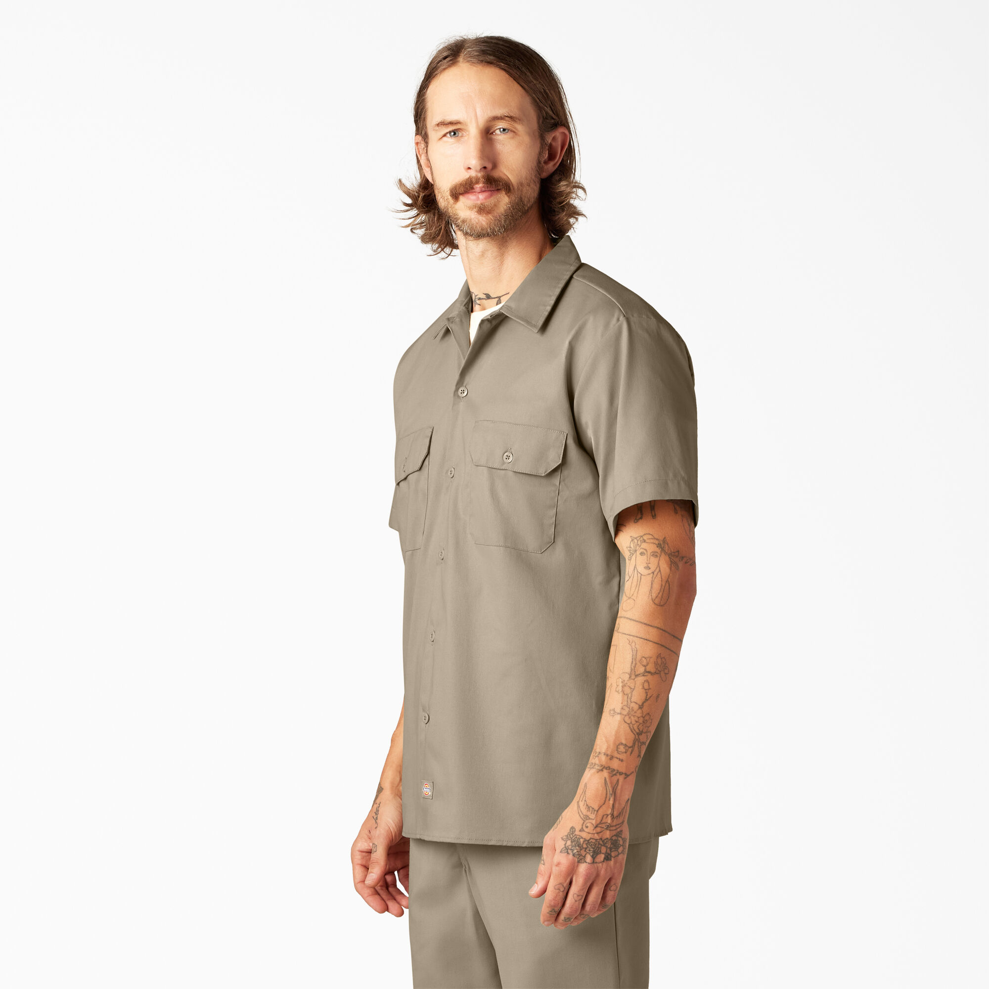 Dickies men's short sleeve work shirt top