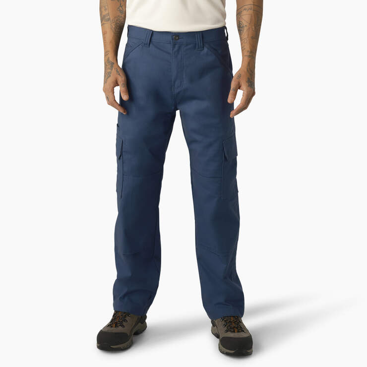 FLEX DuraTech Relaxed Fit Ripstop Cargo Pants - Dark Denim (DM) image number 1
