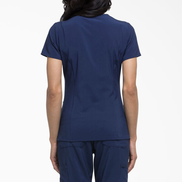 Women&#39;s EDS Essentials V-Neck Scrub Top - Navy Blue &#40;NYPS&#41;