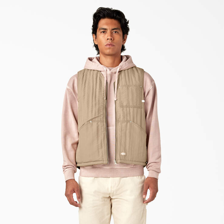 Dickies Premium Collection Reversible Vest - Military Olive/Incense (NVR) image number 1