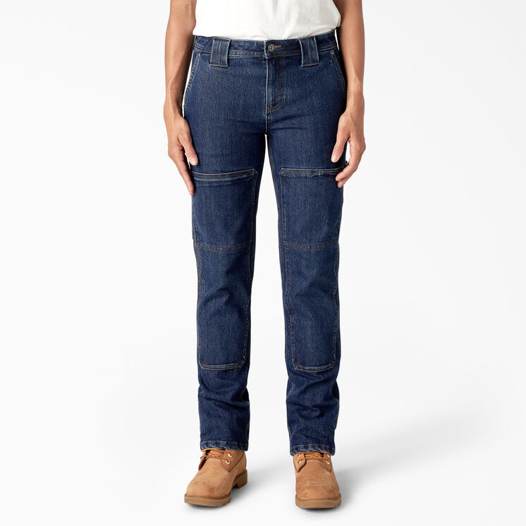 Women&rsquo;s Regular Fit Work Jeans - Medium Blue &#40;A1K&#41;