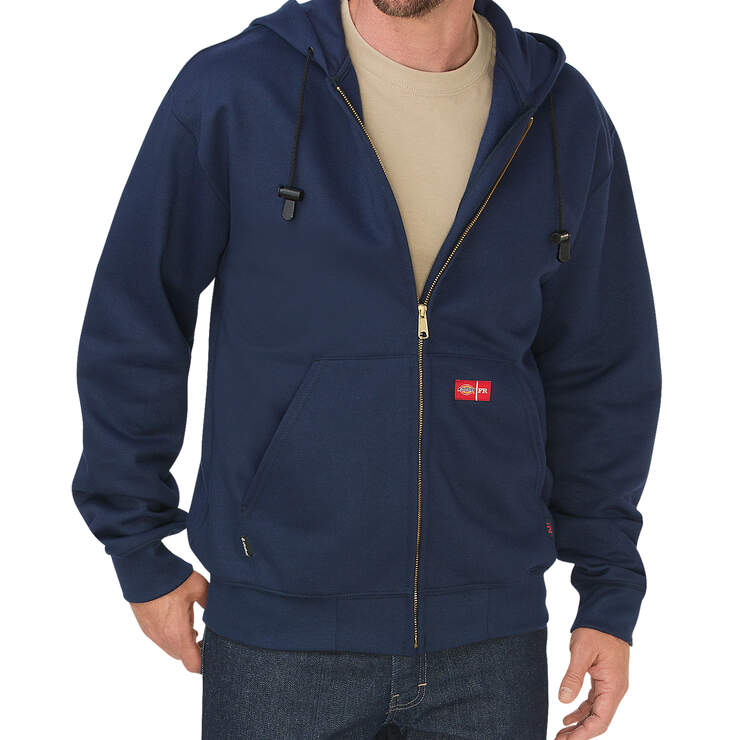 Flame-Resistant Zip Fleece - Navy Blue (NV) image number 1