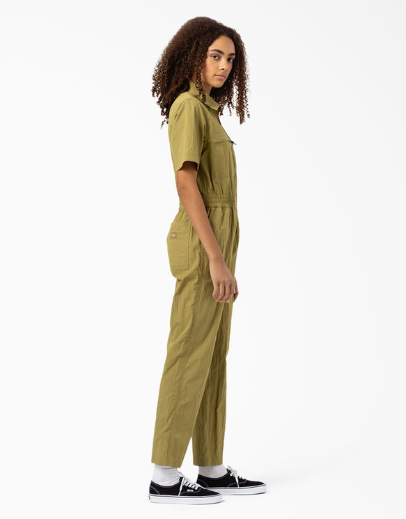 Women&#39;s Pacific Short Sleeve Coveralls - Moss Green &#40;MS&#41;