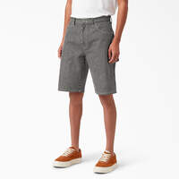 Hickory Stripe Carpenter Shorts, 11" - White Hickory Stripe (W2S)