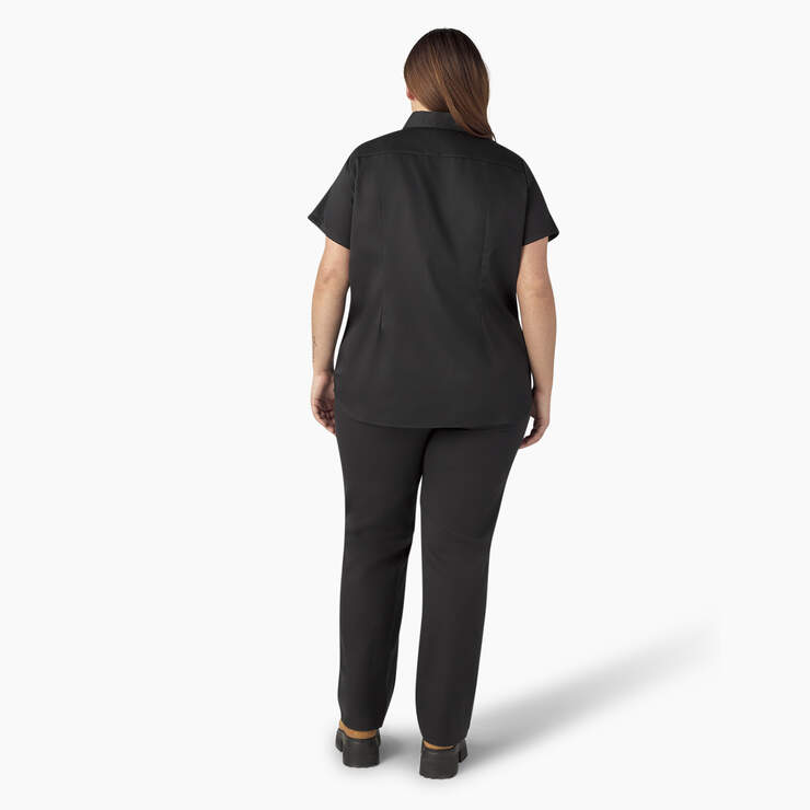 Women's Plus 574 Original Work Shirt - Black (BSK) image number 6