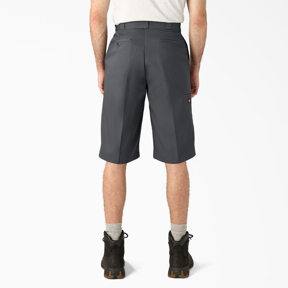 Loose Fit Multi-Use Pocket Work Shorts, 15&quot; - Charcoal Gray &#40;CH&#41;