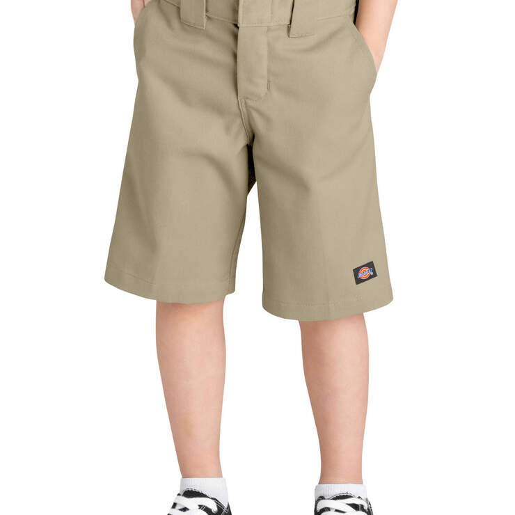 Boys' Relaxed Fit Shorts with Extra Pocket, 4-7 - Desert Sand (DS) image number 1