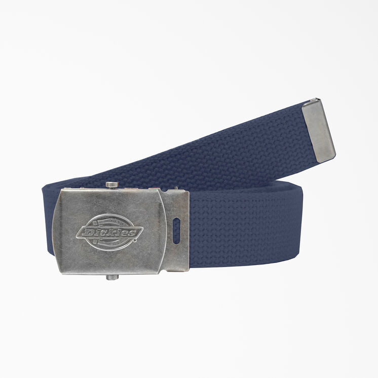 Military Buckle Web Belt - Navy Blue &#40;NV&#41;