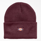 Cuffed Knit Beanie - Burgundy &#40;BY&#41;