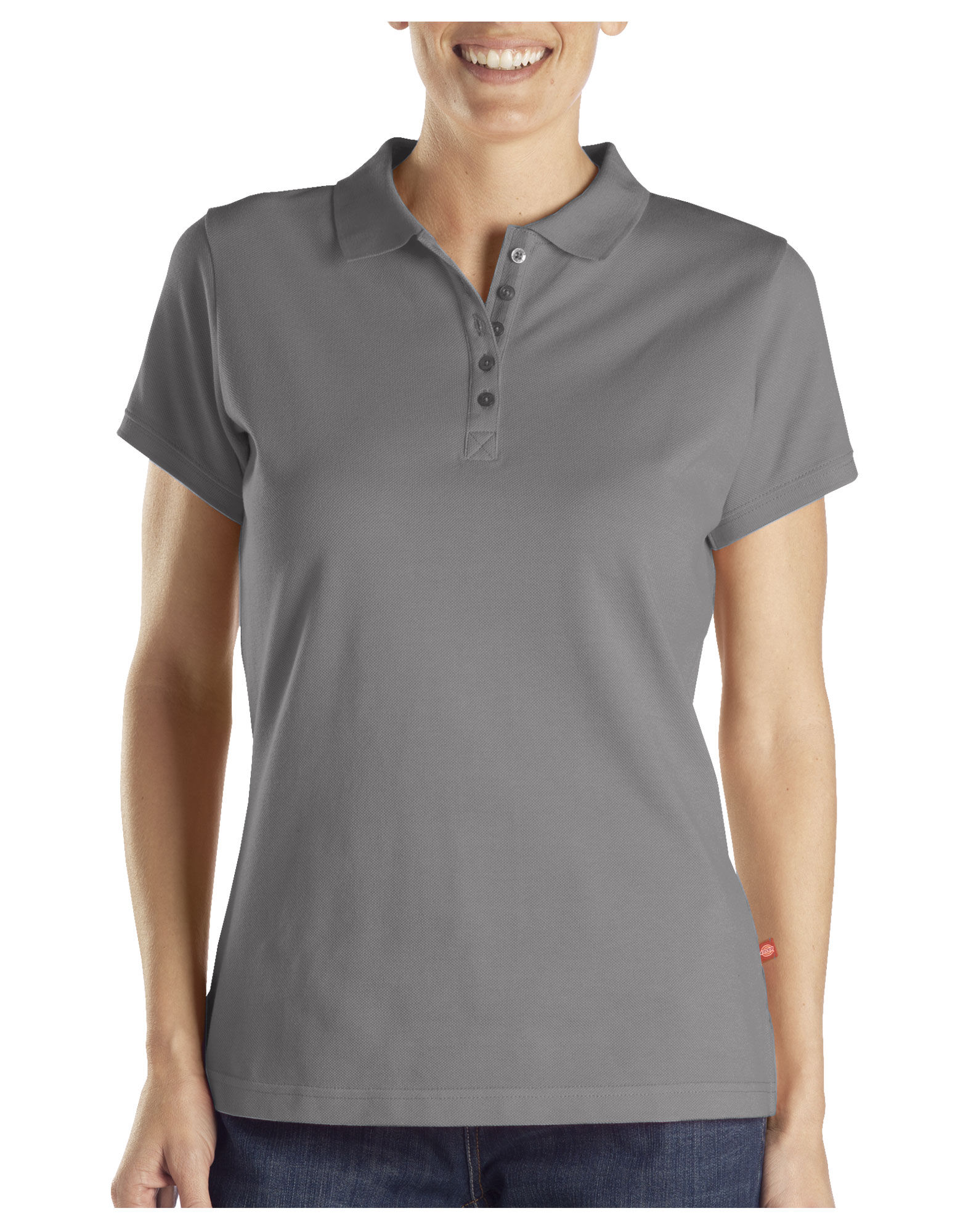 women's solid polo shirts