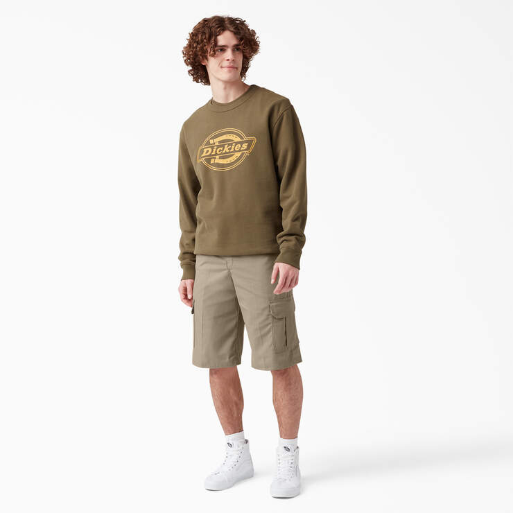 FLEX Relaxed Fit Cargo Shorts, 13" - Desert Sand (DS) image number 7