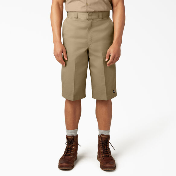 Loose Fit Multi-Use Pocket Work Shorts, 15&quot; - Khaki &#40;KH&#41;