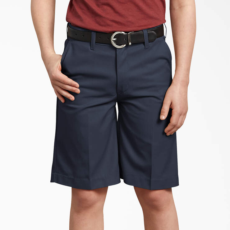 Boys' Classic Fit Shorts, 4-20 - Dark Navy (DN) image number 4