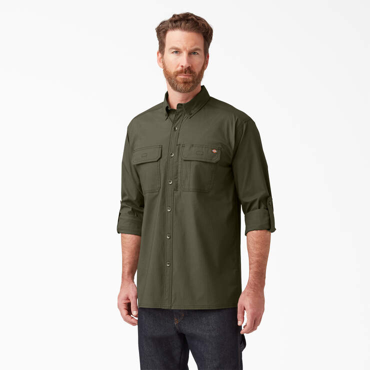 DuraTech Ranger Ripstop Shirt - Moss Green (MS) image number 1