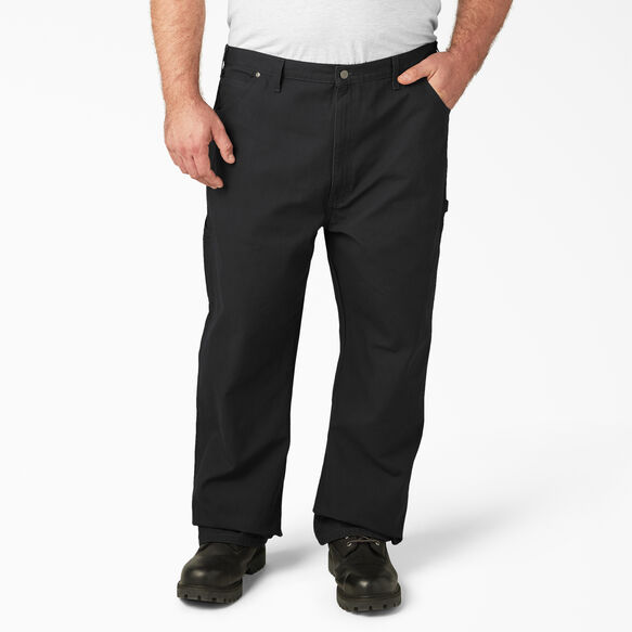 Relaxed Fit Heavyweight Duck Carpenter Pants - Rinsed Black &#40;RBK&#41;