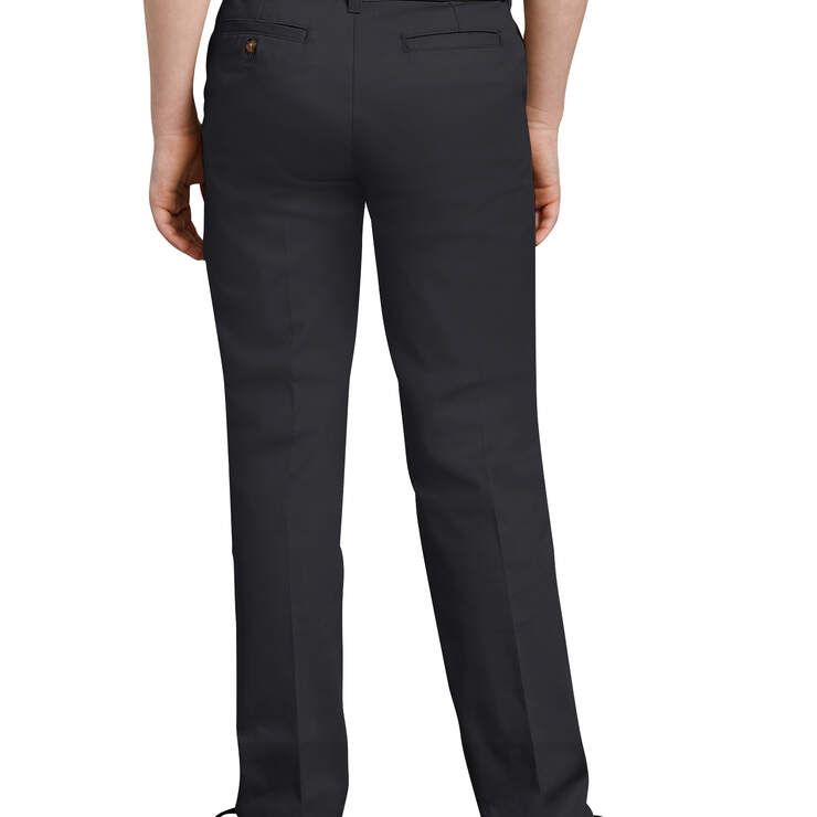 Boys' FlexWaist® Slim Fit Straight Leg Ultimate Khaki Pants, 4-7 - Black (BK) image number 2