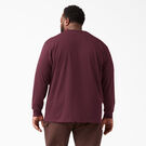 Heavyweight Long Sleeve Pocket T-Shirt - Burgundy &#40;BY&#41;
