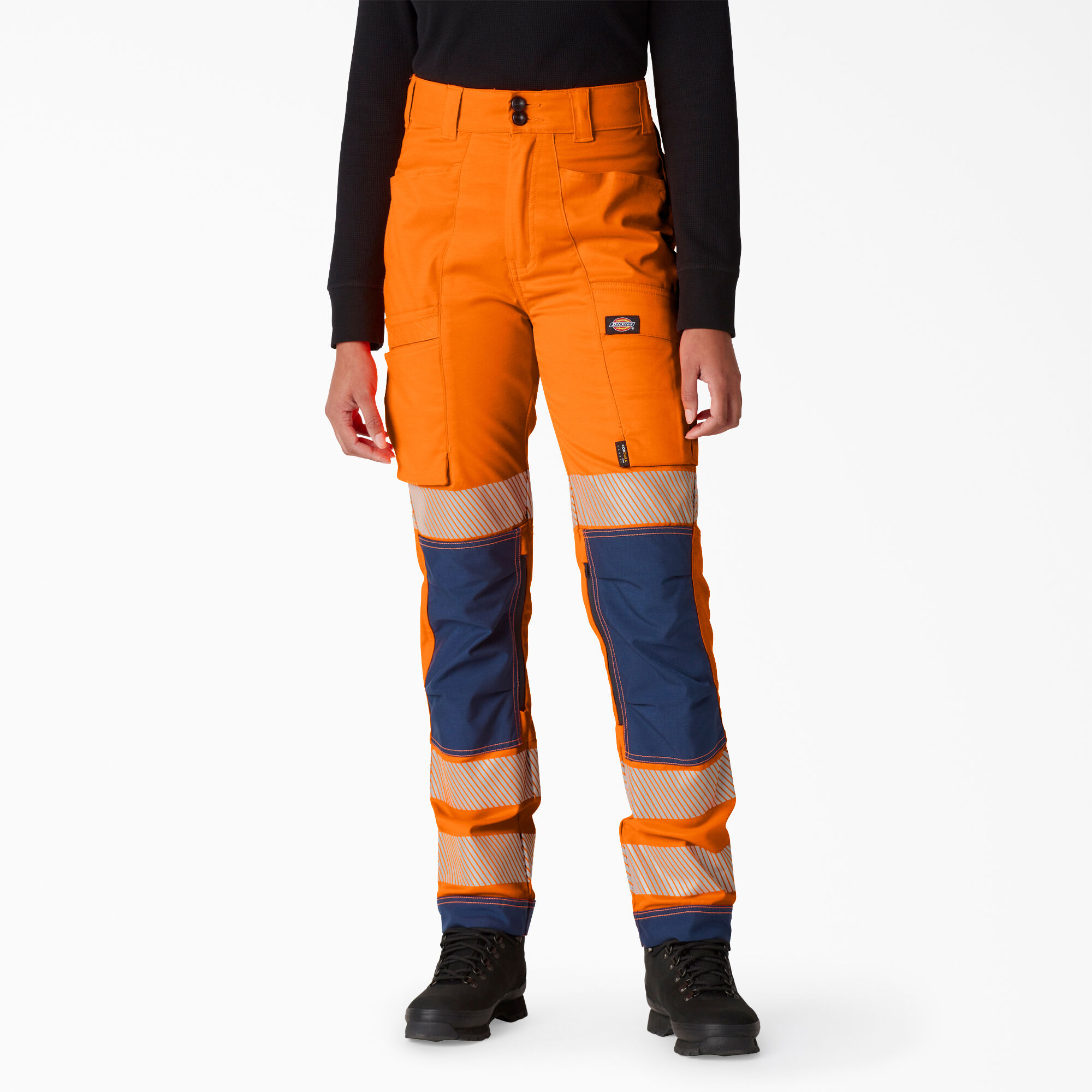 Dickies Hi-Vis Imperméable Softshell Veste de travail Orange & Bleu marine Tailles S-Xxxxl 