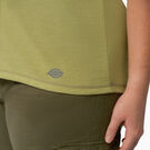 Women&#39;s Plus Cooling Short Sleeve Pocket T-Shirt - Fern Heather &#40;F2H&#41;