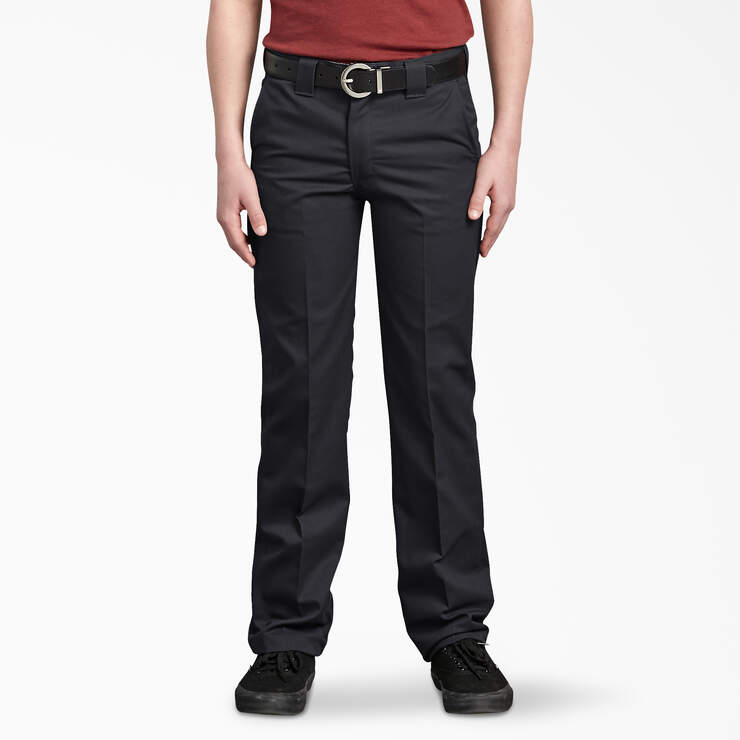 Boys' 873 Slim Fit Pants, 4-20 - Black (BK) image number 1