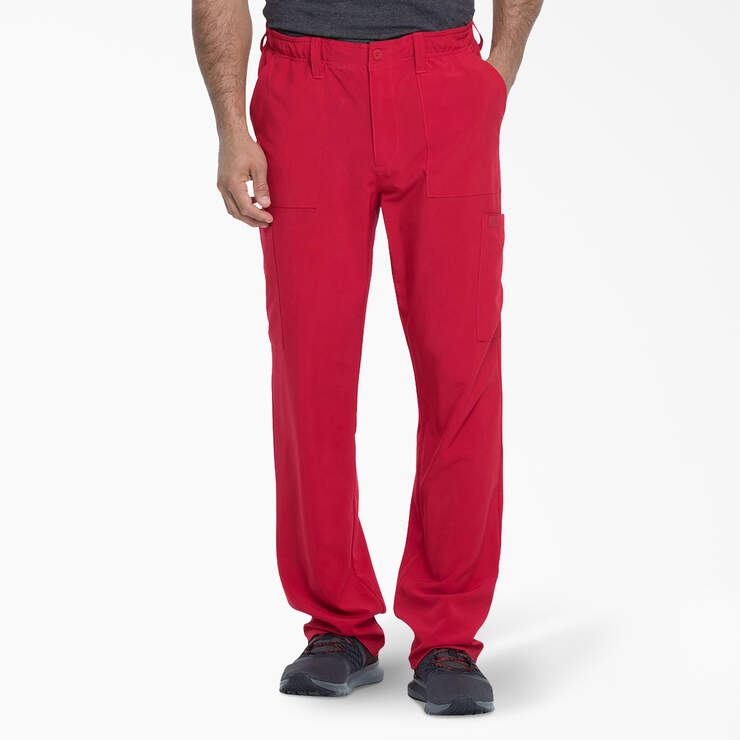 Men's EDS Essentials Scrub Pants - Red (RD) image number 1