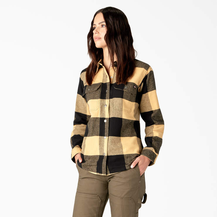 Women’s DuraTech Renegade Flannel Shirt - Nubuck Large Buffalo Plaid (B2Z) image number 3