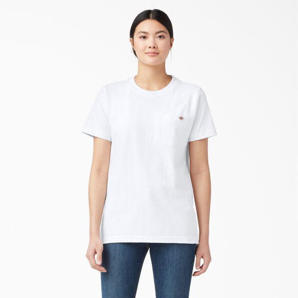 Women&#39;s Short Sleeve Heavyweight T-Shirt - White &#40;WH&#41;