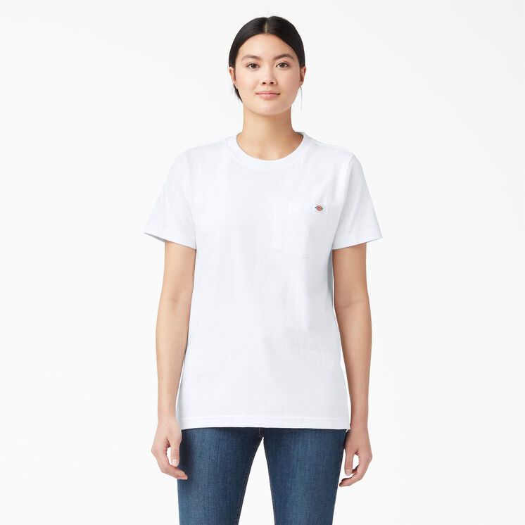 Women&#39;s Short Sleeve Heavyweight T-Shirt - White &#40;WH&#41;