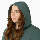 Women&#39;s Plus Heavyweight Logo Sleeve Hoodie - Lincoln Green &#40;LN&#41;