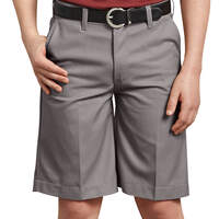 Boys' FlexWaist® Flat Front Shorts, 4-7 - Silver (SV)