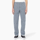 Garyville Hickory Stripe Carpenter Pants - Ecru/Airforce Blue &#40;EUA&#41;