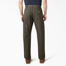 Relaxed Fit Heavyweight Duck Carpenter Pants - Rinsed Moss Green &#40;RMS&#41;