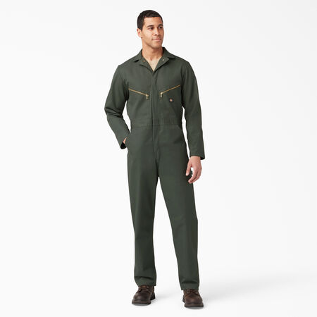 Deluxe Blended Long Sleeve Coveralls - Olive Green &#40;OG&#41;