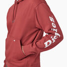 Water Repellent Sleeve Logo Hoodie - Fired Brick &#40;IK9&#41;