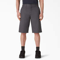 FLEX Cooling Active Waist Regular Fit Shorts, 13" - Charcoal Gray (CH)