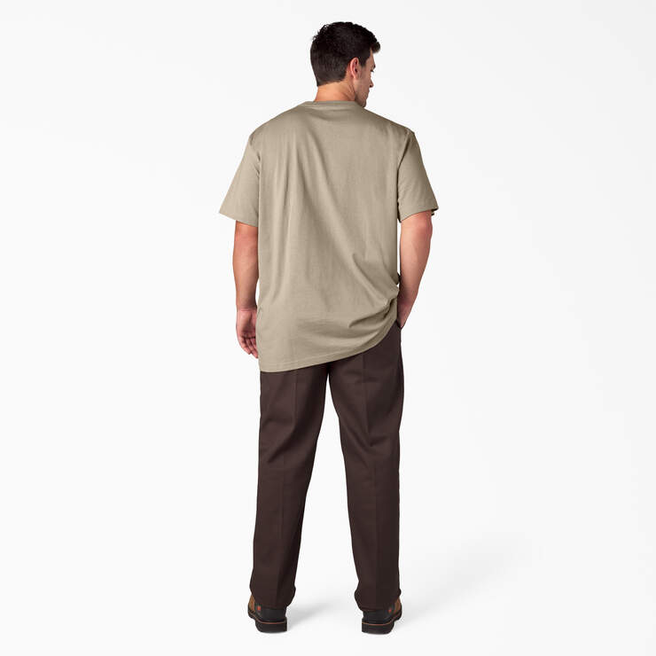 Heavyweight Short Sleeve Pocket T-Shirt - Desert Sand (DS) image number 12