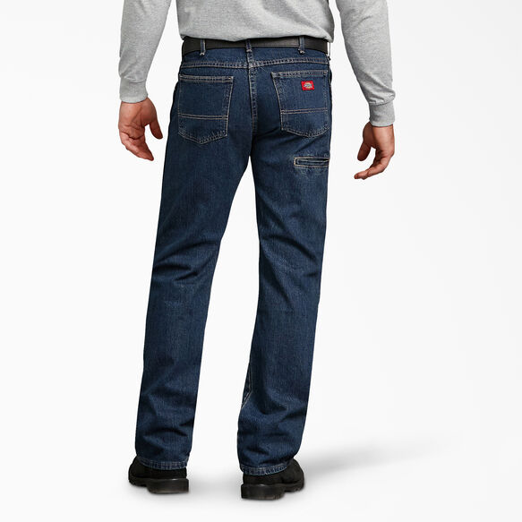 Regular Fit Straight Leg Heavyweight Denim Jeans - Heritage Tinted Khaki &#40;THK&#41;