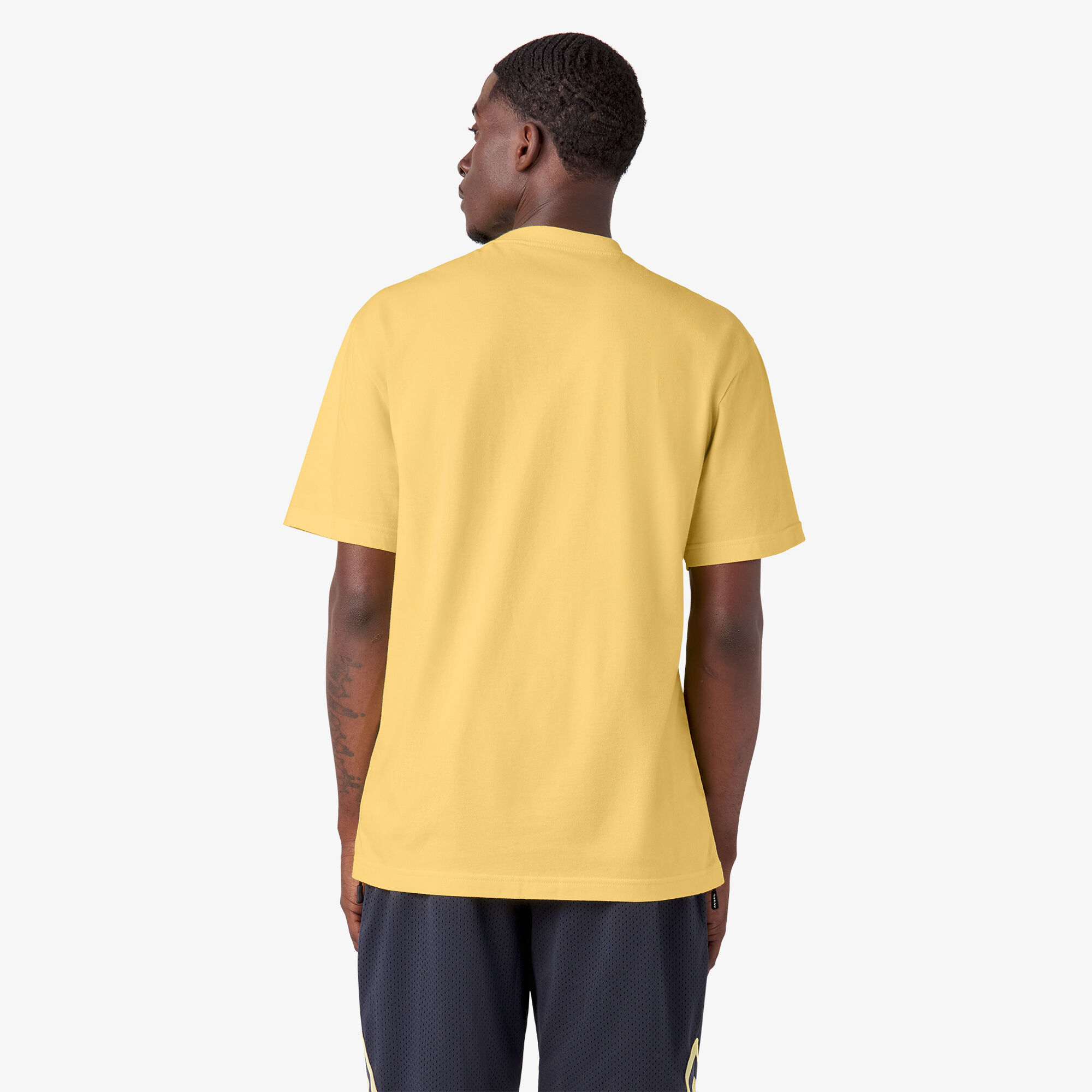 Tシャツ・カットソー DICKIES Men T-shirt Yellow Cream DK0A4Z8P C481 Dickies Rope Chest Logo T-Shirt | OAK BUFF | SVD