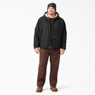 Duck High Pile Fleece Lined Hooded Jacket - Rinsed Black &#40;RBK&#41;